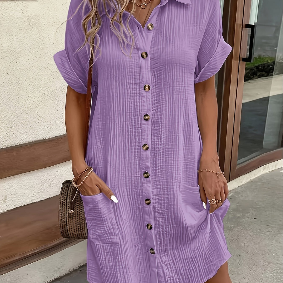 Élise | Robe Chemise Décontractée