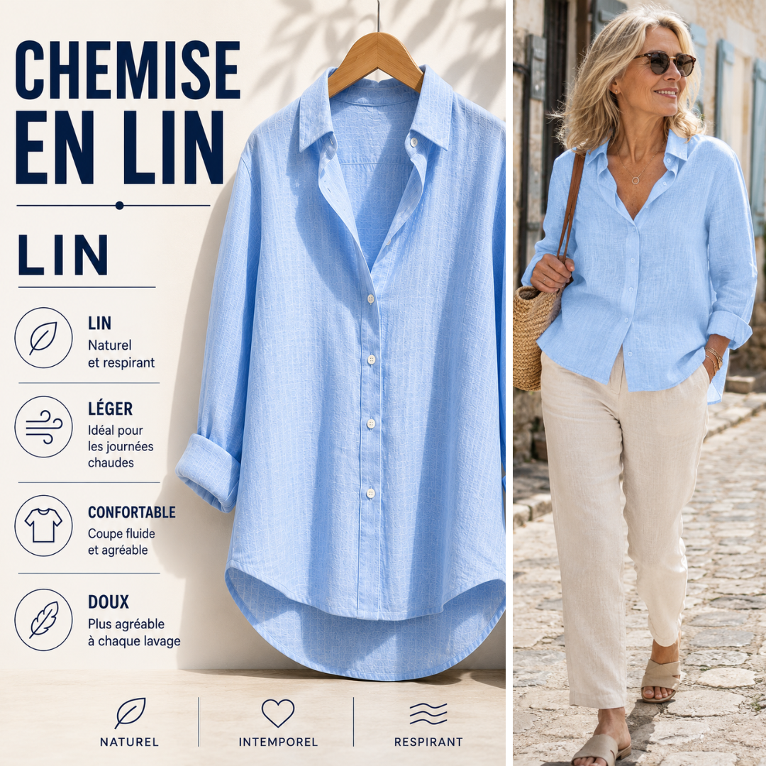 Aurore - Chemise en Lin Douce