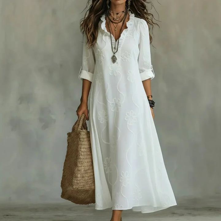Sienna - Robe Fleurie Sculptante
