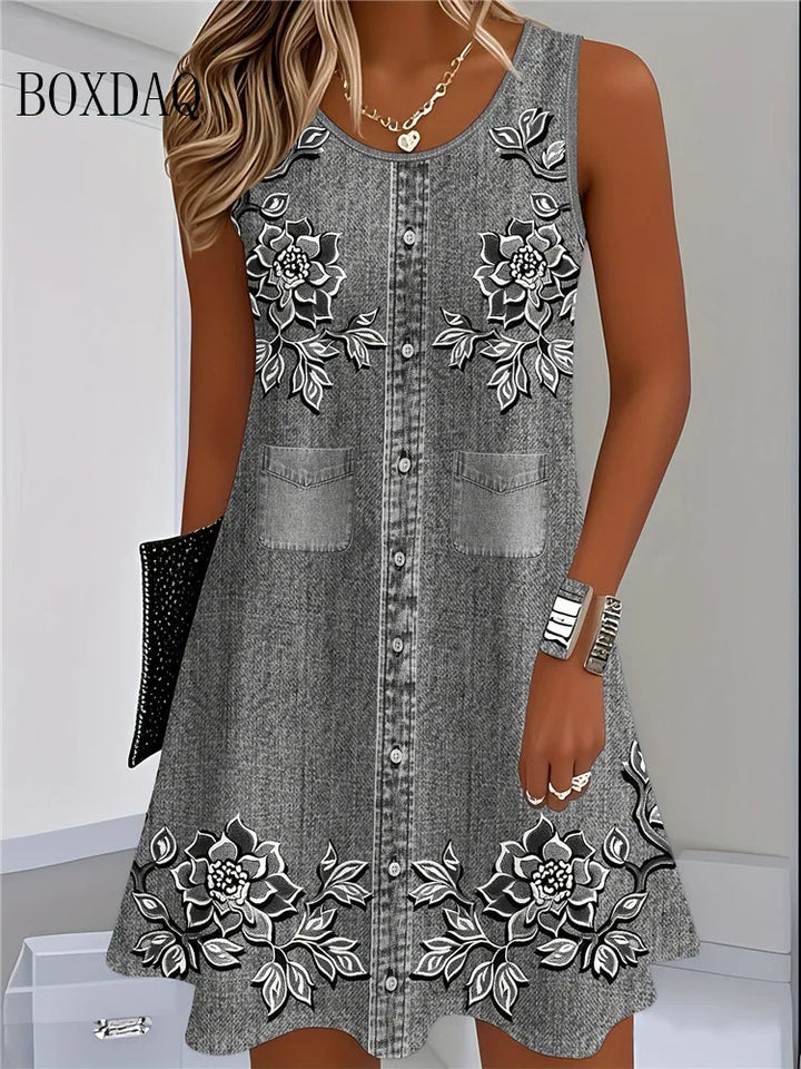 Louison - Robe florale intemporelle