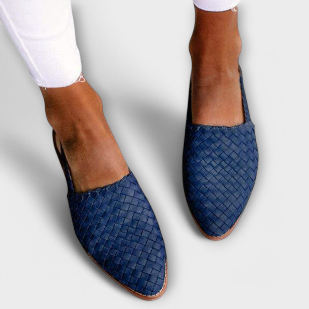 Célestine - Ballerines Tressées Intemporelles