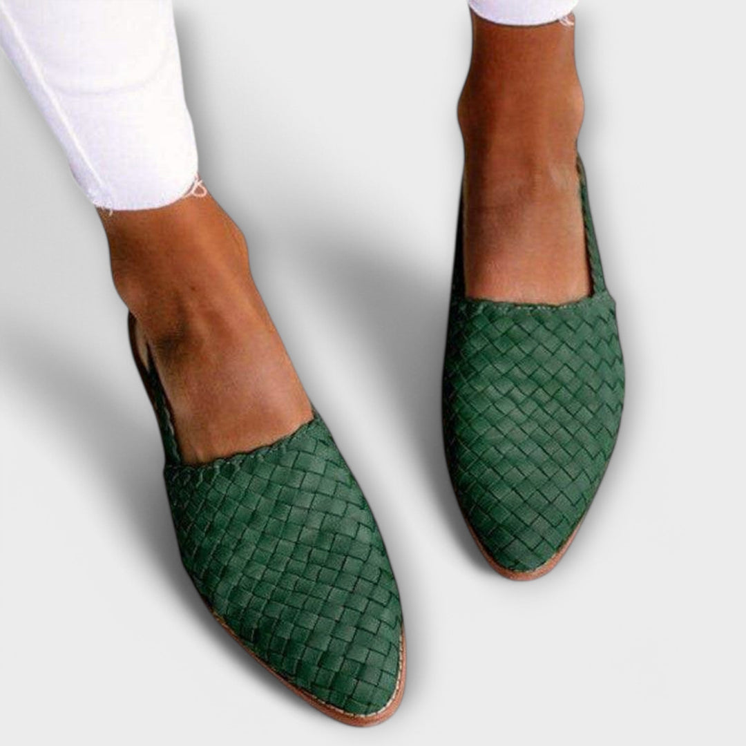 Célestine - Ballerines Tressées Intemporelles